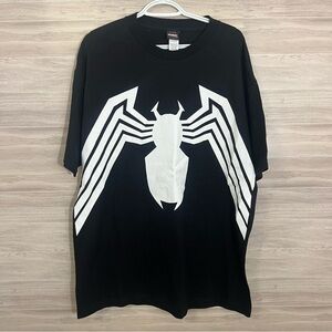 Venom Spider Man Marvel Mad Engine XL Graphic Tee Black T Shirt